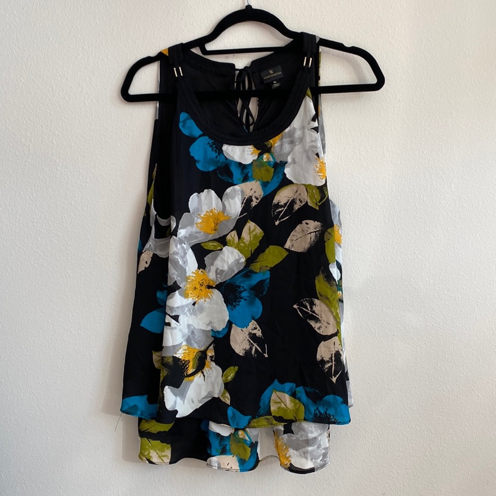 Womens XL Worthington Floral Blouse